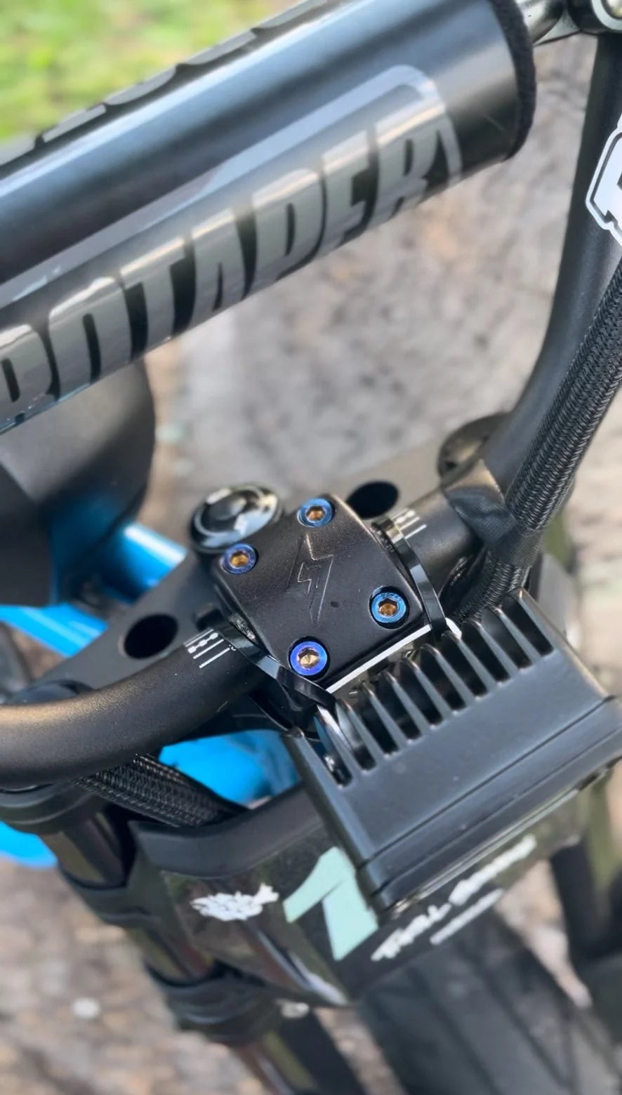 Macfox-Super73 titanium boys bar clamp
